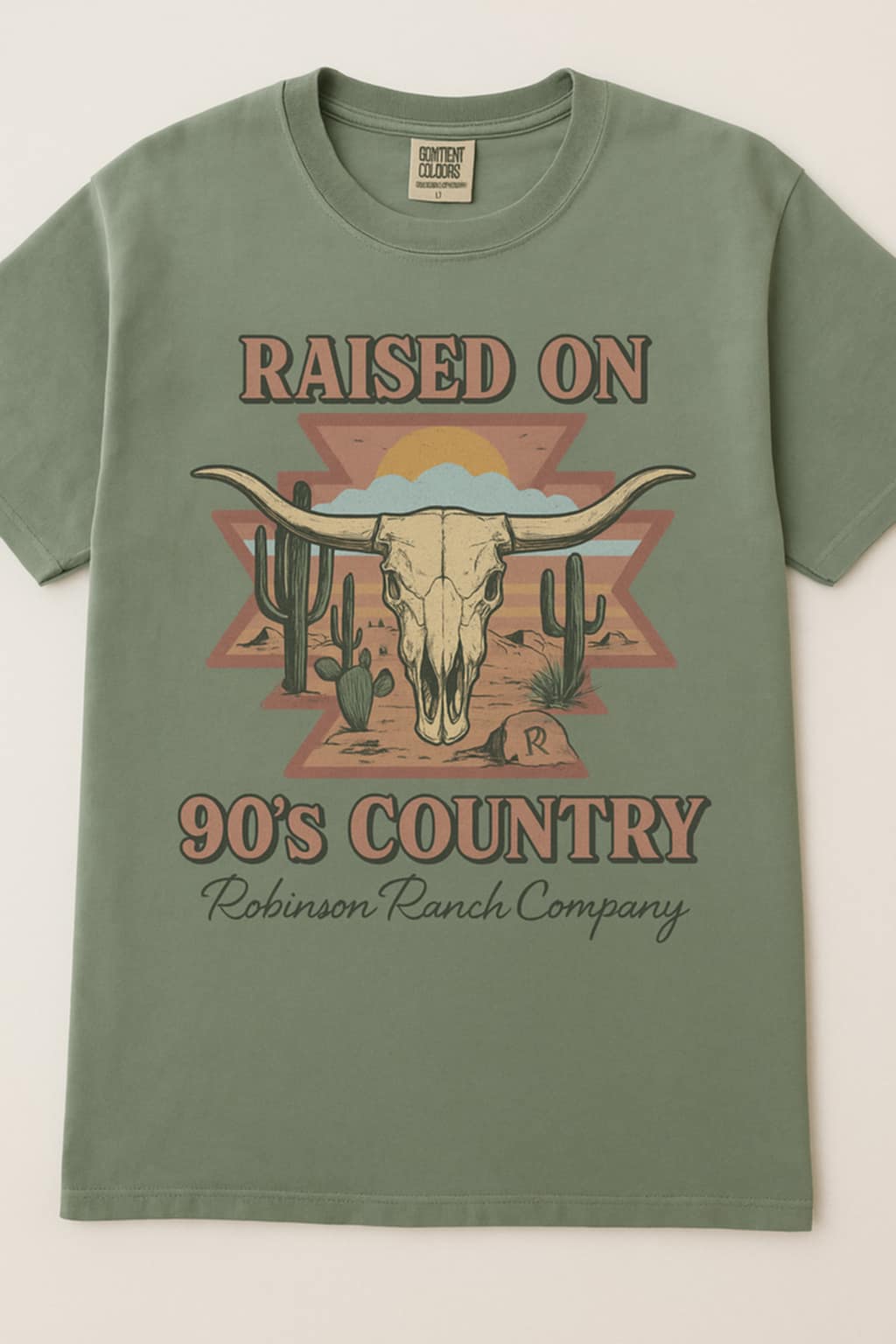 Raised on 90s Country - Short Sleeved T