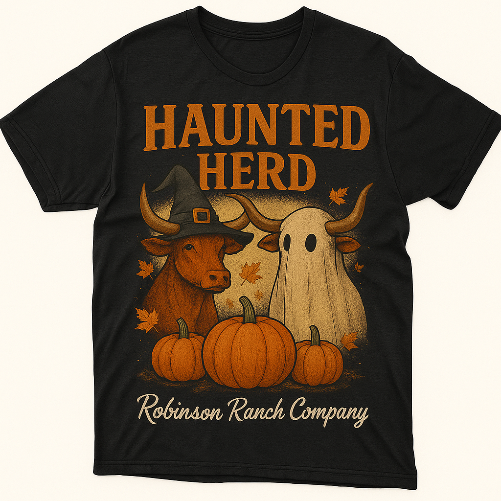 Haunted Herd - Halloween Short Sleeve Tee